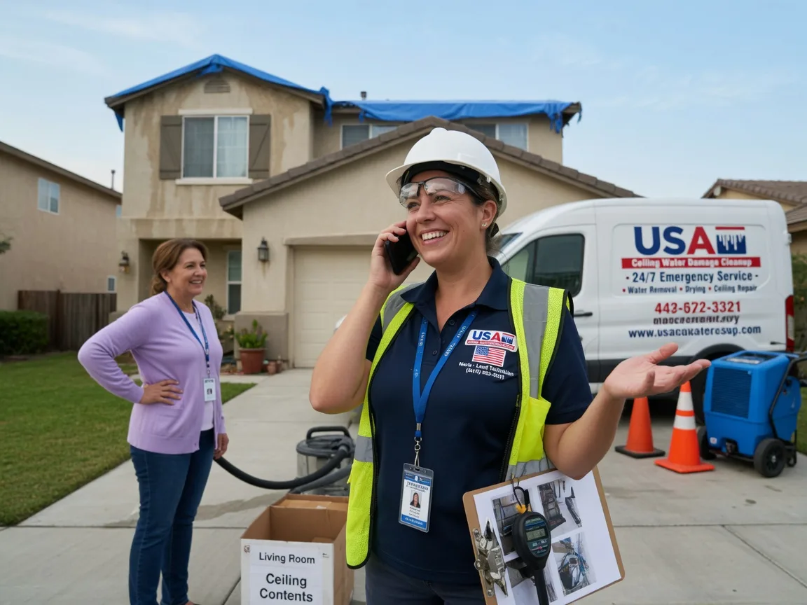 Ceiling Water Damage Restoration Fultonham, OH FAQs